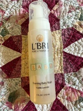 Baby Foaming Baby Wash - Vanilla Lavender (White)